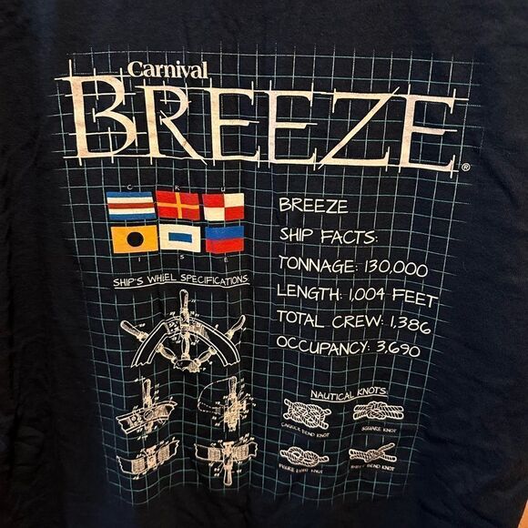 Carnival Breeze black T shirt - Picture 4 of 7
